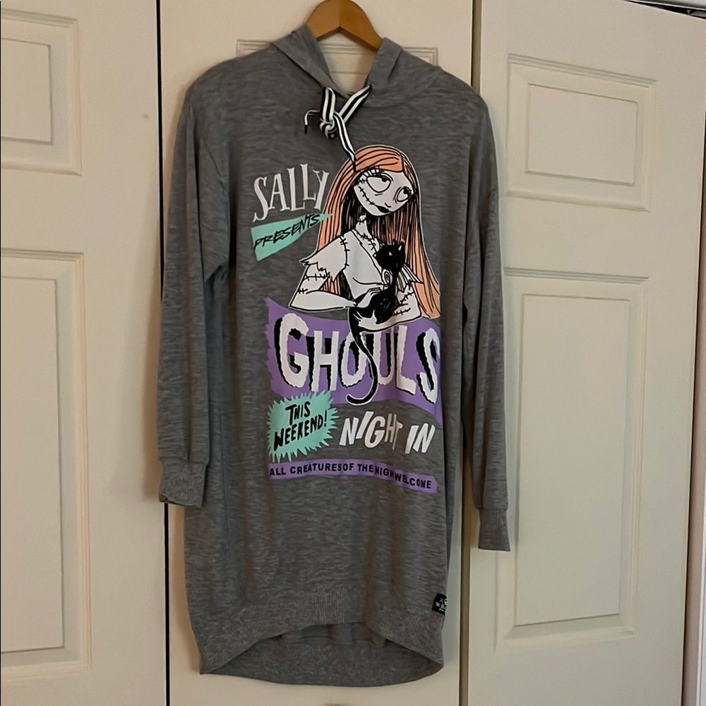 Disney’s Sally Graphic Sweatshirt pajamas with hood